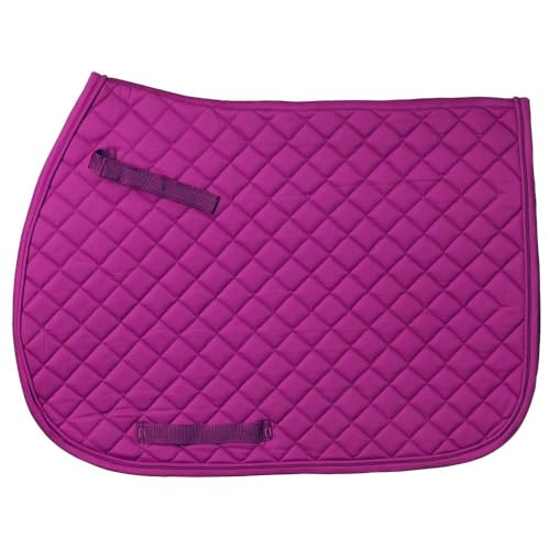 Tough 1 EquiRoyal Quilted AP Saddle Pad Raspberry