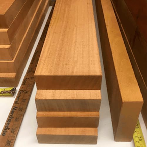 Pack of 4 Quartersawn Mahogany Guitar Neck Blanks