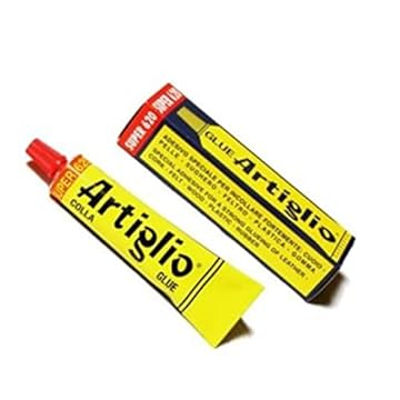 Artiglio Colla Adesivo Per Cuoio, Pelle, Sughero, Feltro, Legno, Plastica E Gomma, Tubetto 150 Ml, Giallo