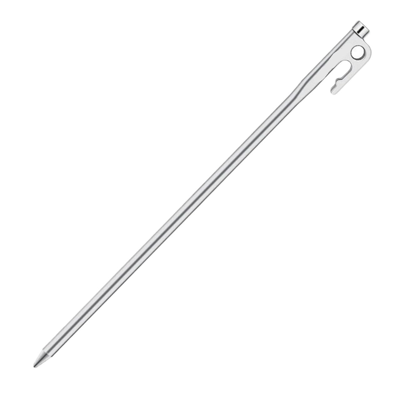 Piquet de tente pour sol dur piquet acier inoxydable 35cm fixation bâche et auvent