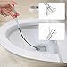 Xnverom Drain Snake, 79-Inch Drain Clog Remover Tool, Flexible Grabber Claw for Bath Tub, Toilet, Kitchen Sink & Sewer