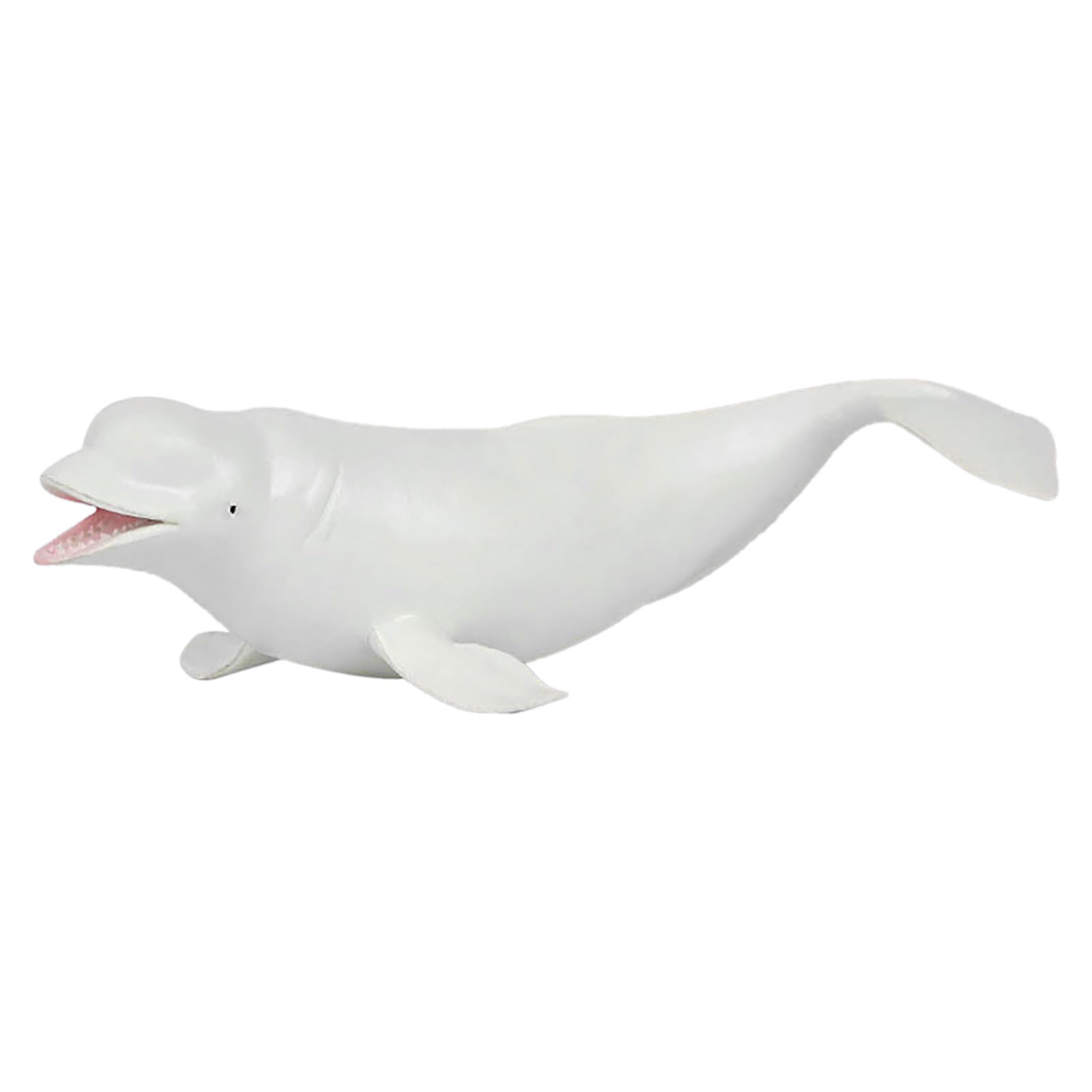 Keenso Beluga Whale Toy Model,Sea Animals Figures Toy for Kid Boys Girls