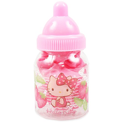 Hello Kitty Kids Ponytail Holder and Mini Case : Milk Bottle
