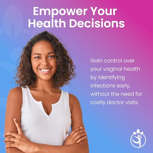 pelvana vaginal ph test strips for women  50 strips at-home bv and yeast infection test kit vaginal ph tester to differentiate between conditions