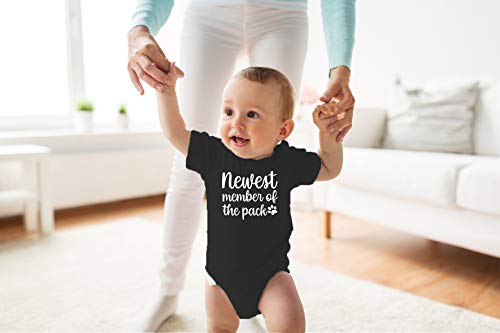 Newest Member of the Pack - Funny Baby Essentials Bodysuit - Baby Boy Clothes Newborn Outfit2