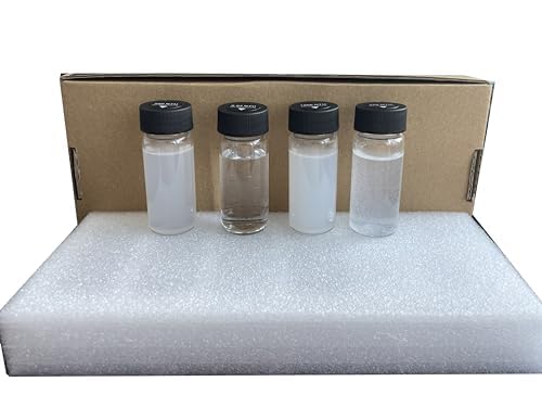 Turbidity Calibration Solution Kit with 4 PCS Solution Range 0.02NTU 200NTU 500NTU 1000NTU for TB200 Benchtop Turbidity Meter Test