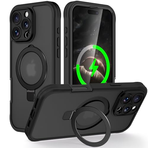 Coque iPhone 16 noire magnétique pour sécuriser votre smartphone en voiture et au bureau