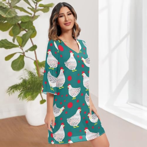 Robe d'été décontractée pour vos pique-niques à la ferme - 3