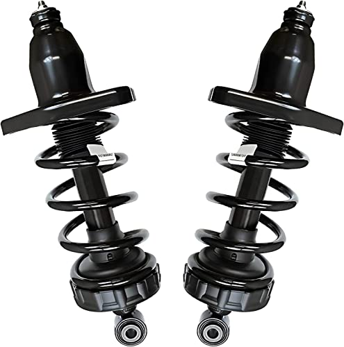 Image of Detroit Axle - 12pc Struts Kit for 2006-2014 Honda Ridgeline, Front Inner Outer Tie Rods Front Rear Sway Bar Links Struts & Coil Spring Assembly Replacement Suspension Struts Shocks
