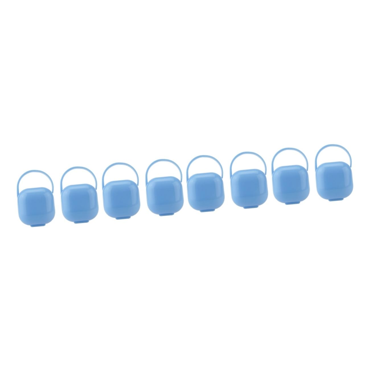 UPKOCH 8pcs Pacifier Storage Holder Case for Fits Major Brands Leakproof Easy to Clean for Travel Home