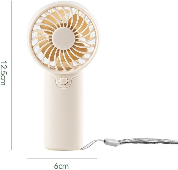 Miniatura 2 de Ventilador de mano, mini ventilador de escritorio portátil, ventilador personal ligero para exteriores, viajes, oficina, camping, no necesita carga,