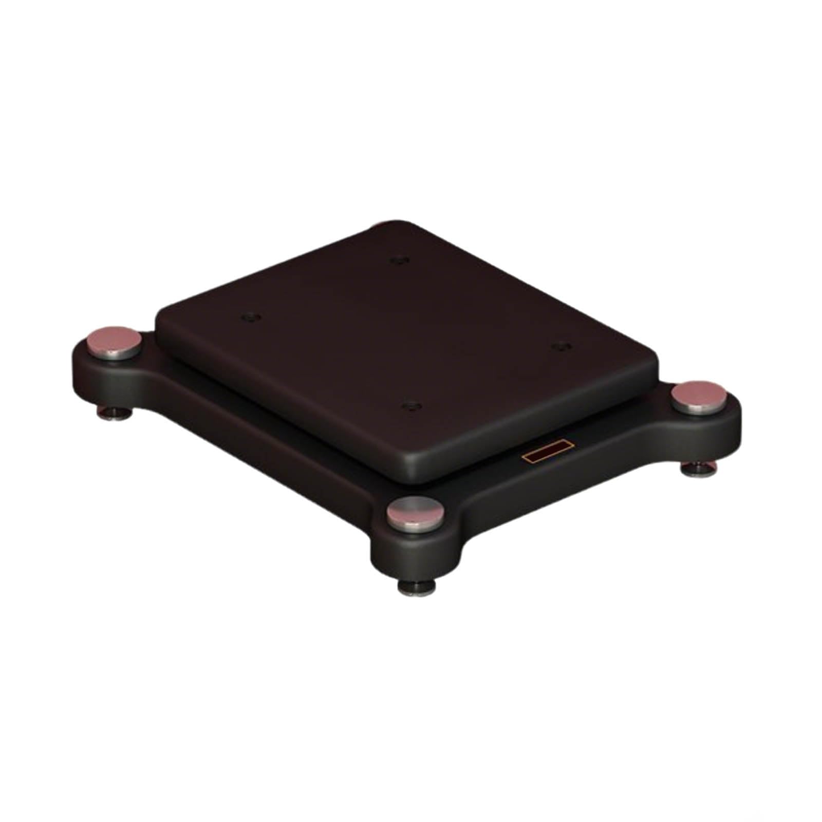 Base Altavoz Pintura Horneada Alta Carga Soporte Antividración Altavoces Estantería Pie Patas Cobre Puro Plataforma Amortiguación Audio Profesional(22 * 28cm)