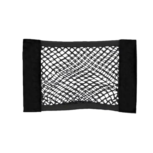 Organisateur en filet à 2 couches pour coffre de voiture avec sangles réglables 40 x 25 cm