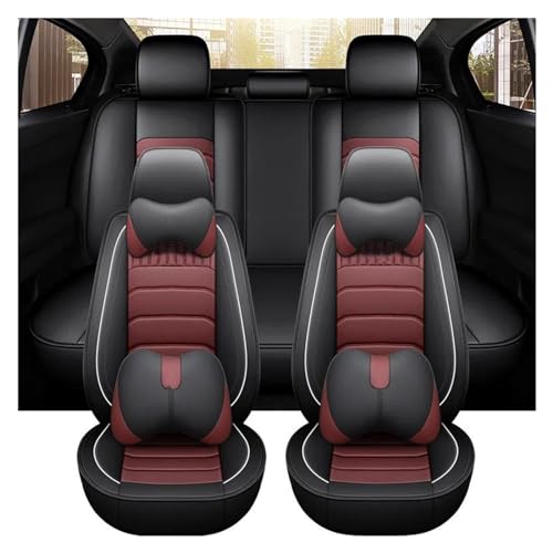 Housses de siège cuir rouge vin pour Jeep Renegade : confort voyage et outdoor