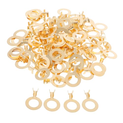 Alipis 100pcs Tube-Shaped Wire Terminal Connectors Kit Cold Pressed Terminals Open Type for Easy Installation Battery Electrical Projects