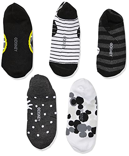 Image of Disney Women's Mickey Mouse 5 Pack No Show Socks
