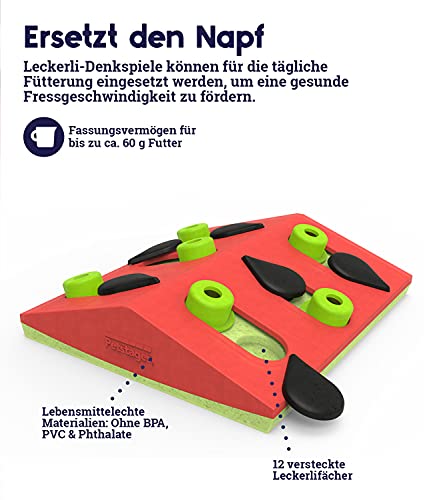 Catstages Nina Ottosson Interaktives Katzenspielzeug & Leckerli-Spender - Intelligenzspielzeug zur Selbstbeschäftigung, Fummelbrett für Katzen, langsames Fressen & Beschäftigung gegen Langeweile