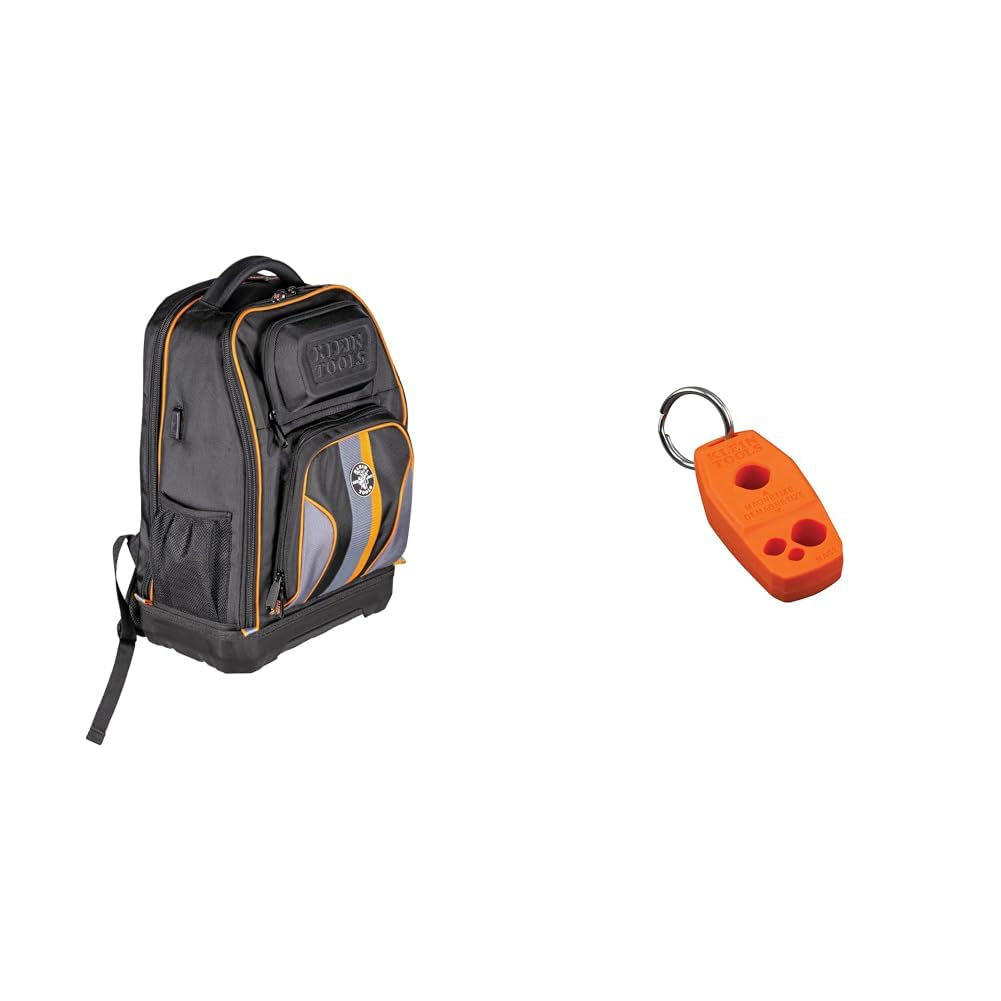 Klein Tools 62805BPTECH Laptop Backpack Tool Bag Tradesman Pro Extra-Large 28-Pocket Tech Tool MAG2 Demagnetizer Magnetizer for Screwdriver