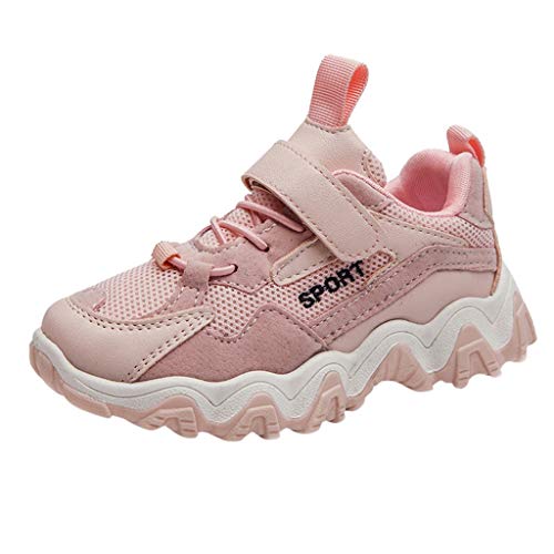 Gergeos Kids Girls Boys Breathable Outdoor Casual Shoes Sport Running Sneakers for Toddler 4-12Years