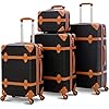 MOTONO-4Pcs-Travel-Luggage-Suitcase-Set-with-Spinner-Wheels-Lightweight-Travel-bags-Hard-Shell-trolley-With-Beauty-Case-Black MOTONO 4Pcs Travel Luggage, Suitcase Set with Spinner Wheels, Lightweight Travel bags, Hard Shell trolley With Beauty Case (Black)