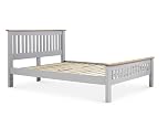 dirty pro tools grey wooden bed single to king size (Double Bed Frame Only)