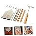 TOYANDONA Keys Kalimba Thumb Piano Key Set DIY Replacement Parts with Complete Tool Kit Ergonomic Polished Surface Smooth and Burr for Adults Beginners Practice and Performance