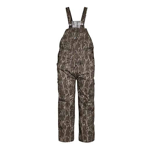 Mossy Oak Men's Standard Cotton Mill 2.0 Hunt Bib Overall, Original Bottomland, XX-Large