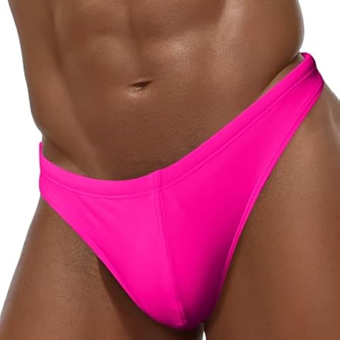 FEOYA Men's Low Rise Swimming Trunks Cover