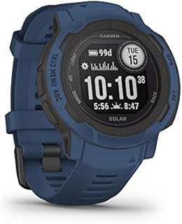 Garmin Instinct 2 Solar – GPS-Smartwatch mit unendlicher Akkulaufzeit im Smartwatch-Modus, über 40 Sport-Apps, Garmin Pay, Trainingszustand, Fitnessalter, Schlafanalyse uvm