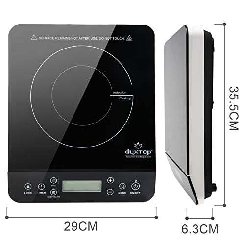 Image secondaire de Duxtop Plaque à Induction, Plaque Cuisson Portable, plaque de cuisson à commande tactile avec capteur 2100W, affichage numérique