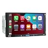 JENSEN J1CA7 7-inch Certified Apple CarPlay Android Auto | Double DIN Touchscreen Car Stereo Radio | Bluetooth Hands Free Calling & Music Streaming | Backup Camera Input | USB Playback & Charging