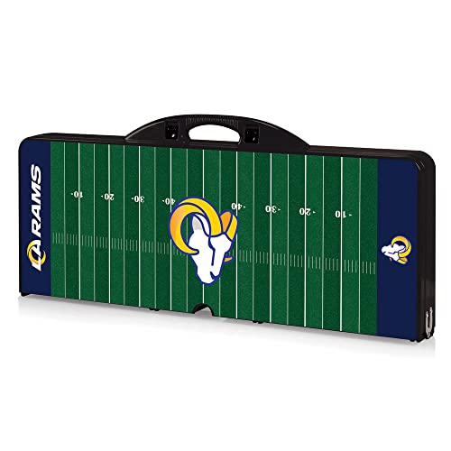 Image of Picnic TIME NFL Football Field Folding Picnic Table, Camping Table, Outdoor Table with Umbrella Hole