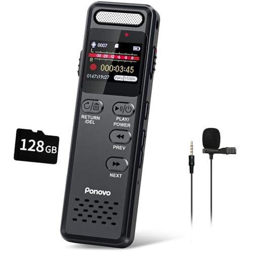 Capture Every Sound with the Best Audio Recorder - Find Your Perfect Match Now! 4 160GB Digital Voice Recorder with Playback, 1100mAh Audio Recording Device for Lecture Interviews, 1536Kbps Voice Activated Recorder with Noise Reduction, Password, External Microphone