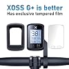 XOSS G+ Wireless Bike Computer, GPS Cycling Speedometer and Odometer with Bluetooth and ANT+, Bicycle Accessories with LCD Display, Waterproof MTB Tracker Fits All Bikes