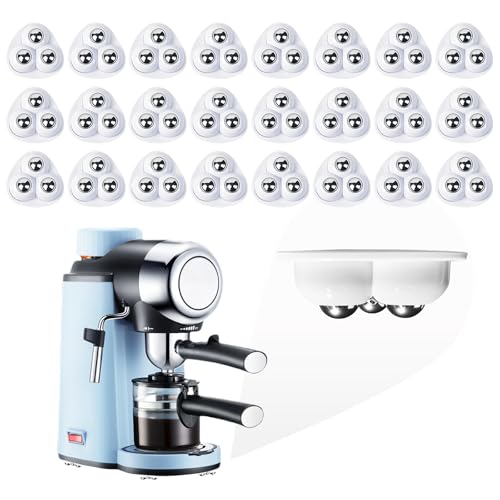 Image of Self Adhesive Appliance Sliders 24 Pack Kitchen & Furniture Rollers | Move Small Appliances Easily 360 Glide No Tools Peel Stick 12lbs Per Wheel