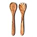 traditionnel en bois d'olivier Couverts à salade – Longueur 30 cm
