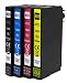 Produktbild OBV Druckerpatronen als Ersatz für Epson 405XL für Epson Workforce Pro WF-3820DWF WF-3825DWF WF-4820DWF WF-4825DWF WF-4830DTWF WF-7830DTWF WF-7835DTWF WF-7840DTWF Multipack