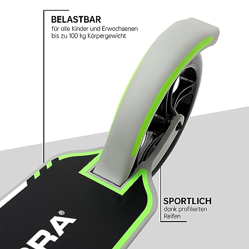 Hudora Scooter for Adults 300 Lbs - Folding Adult Scooters Adjustable Height, Scooters for Teens 12 Years and up, Kick Scooter for Outdoor Use - Thumbnail 2
