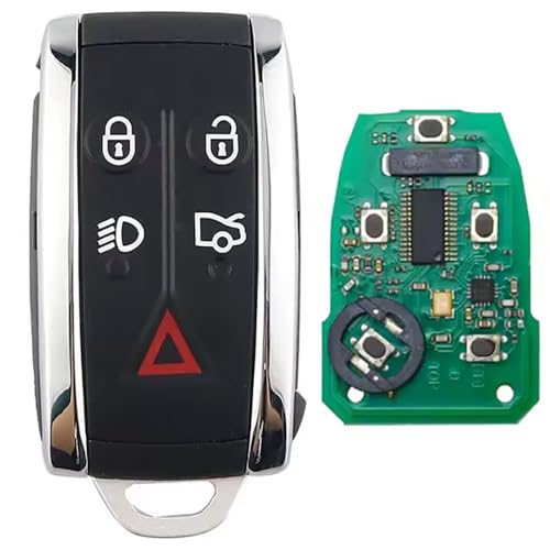 Clé complète pour Jaguar XF XK8 télécommande vierge 434MHz FSK résout les pannes de centralisation