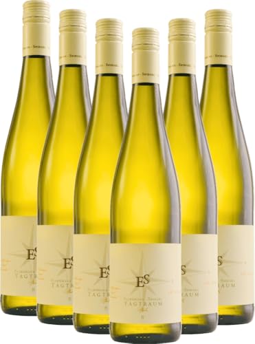 Tagtraum von Ellermann-Spiegel Weißwein 6 x 0,75l VINELLO - 6er - Weinpaket inkl. kostenlosem VINELLO.weinausgießer