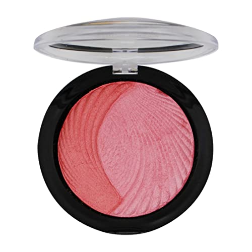 Image of FASHION COLOUR Dual Face Powder & Blusher | Easy Blend | Highly Pigmented | Natural Glow | Face Makeup Blush For Cheekbones & Highlighting | Face Blusher For All Skin Tones | Shade 02