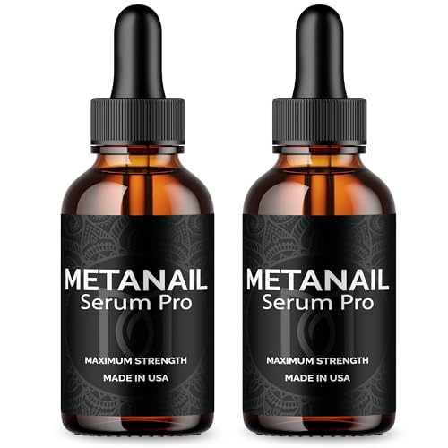 (2 Pack) Metanail Toenail Treatment - Metanail Serum Pro, Metanail Complex Nail Treatment for Toenails - Meta Nail Serum Pro - Easy To Use Dropper Application Maximum Strength Formula Ingredients