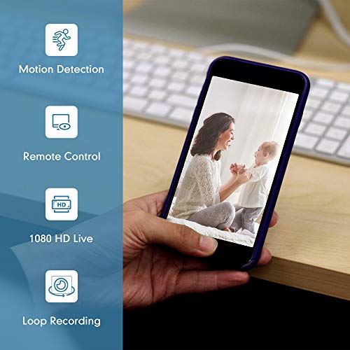 Iznvee Hidden Camera Wifi Repeater 1080P Hd Spy Camera With Smart Motion Detection Wifi Camera Indoor No Night Vision Nanny Camera With 32Gb Microsd Card #TOP6