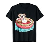 Cute English Bulldog Tropical Coconut Drink Puppy