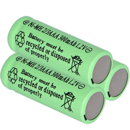 8 Pilas Recargables Ni-MH 2/3AAA 1.2v 300 mAh Botón Superior miniatura 7