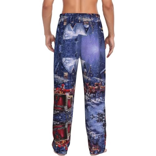 Pantalon de pyjama imprimé cerf homme cadeau idéal de Noël - 4