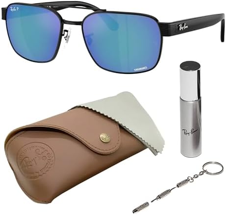 Ray-Ban RB3751CH CHROMANCE Square-Round Shape Sunglasses with