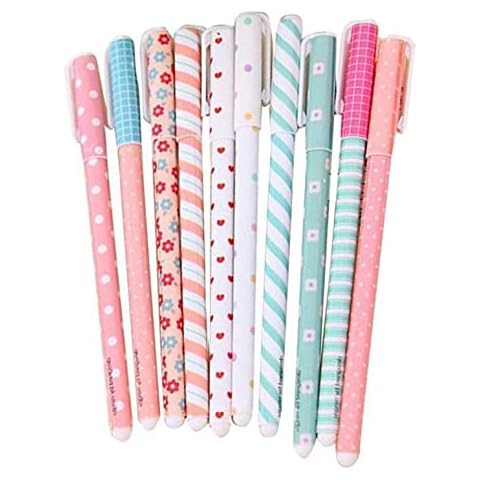 GCIYAEN Cute Cartoon Pens Fresh and Lovely Colorful Pens for Smooth Writing Journal to Friend Gifts (Multicolor 10Pcs) Cover