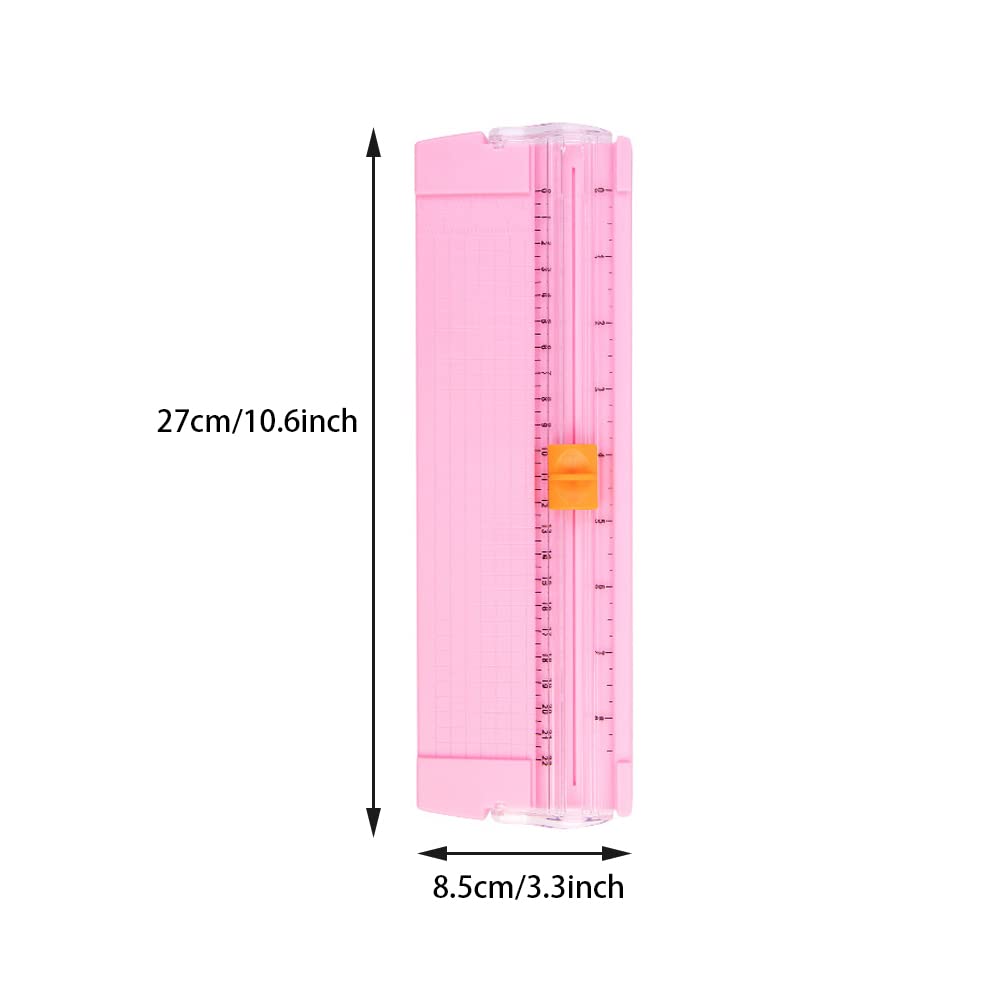 Mini Paper Cutter Portable Cutter Trimmer Paper Trimmer with Security Safeguard for Standard Cutting of A3 A4 A5 Paper Photos Labels Craft Paper Coupon Cardstock - Image 2