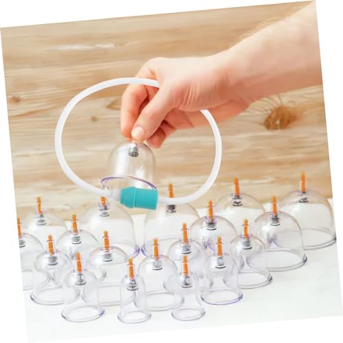 Holibanna: Manguera de extensión universal para ventosas, 5 piezas, tubo de vacío resistente de plástico para máquina de ventosas, accesorio para terapia y masaje miniatura 4